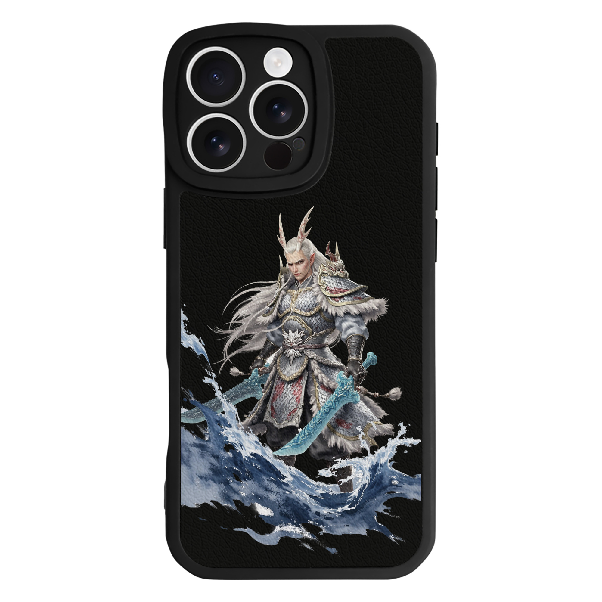 （画像用） Ne Zha 2 ナタ 魔童の大暴れ 【iPhone 16シリーズ対応】シリコンスマホケース（レザー調） 材質：シリコン